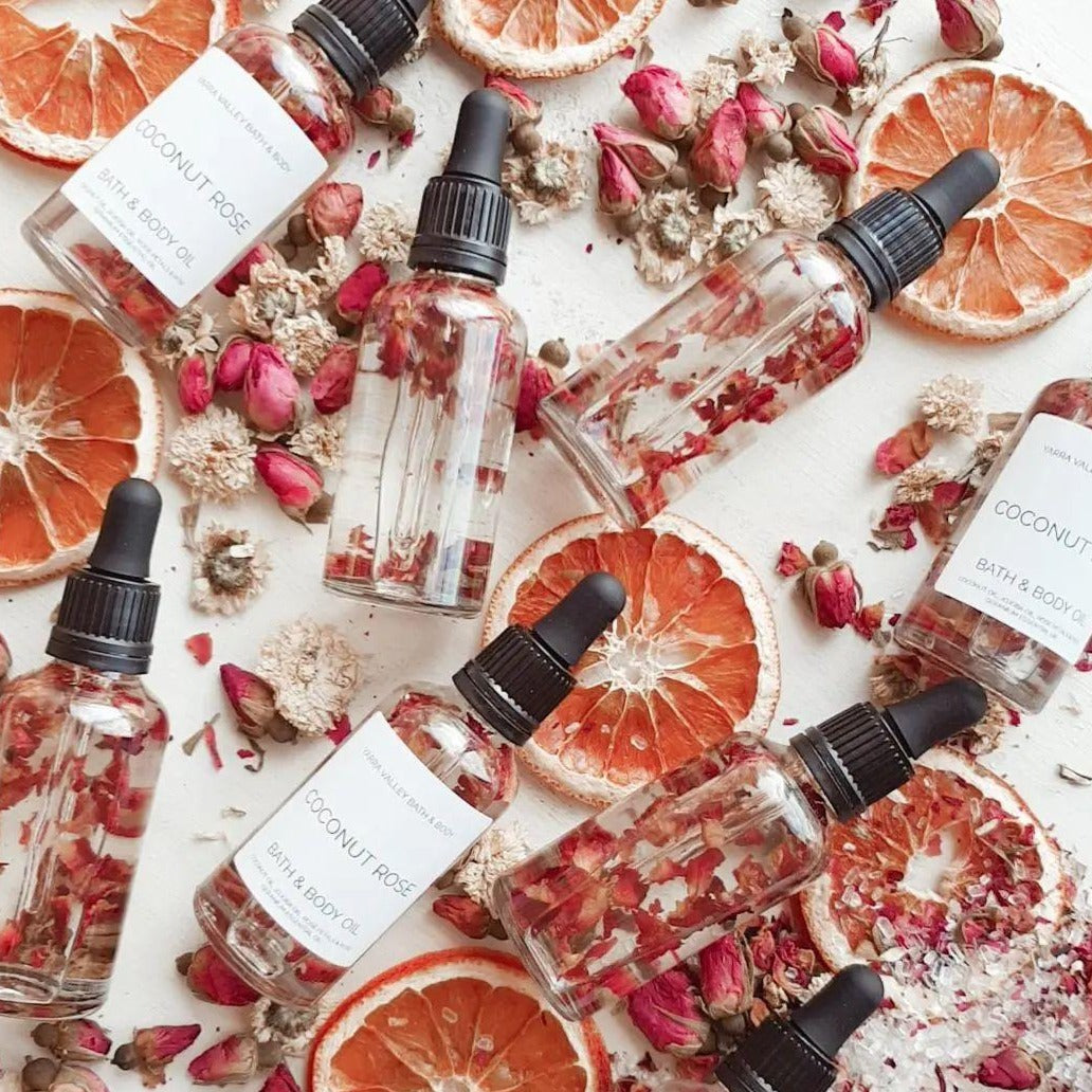 Bath & Body Oil Coconut Rose Yarra Valley Bath and Body