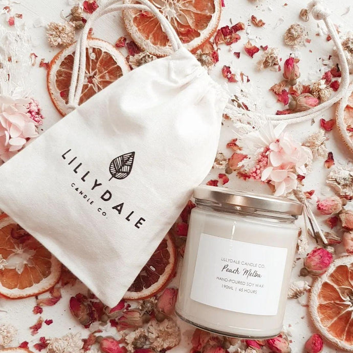 Lillydale Candle Co Peach Melba