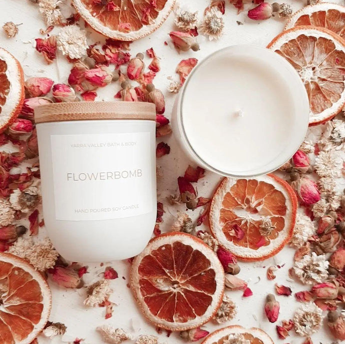 Flower Bomb Soy Candle