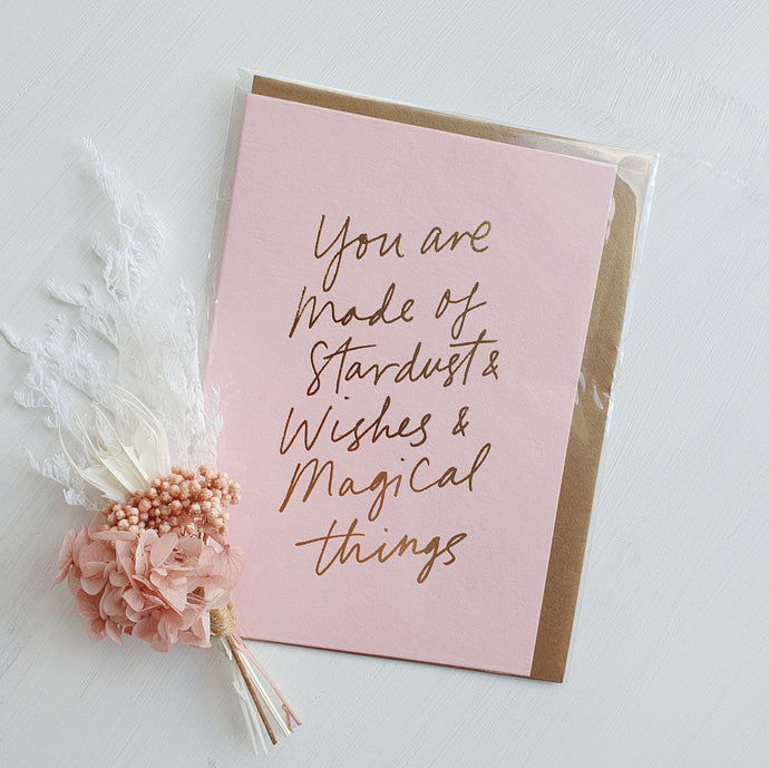 Card - YOU ARE MADE OF STARDUST
