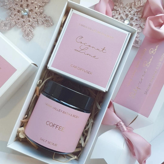 Christmas Gift Set - Car Diffuser & Body Scrub