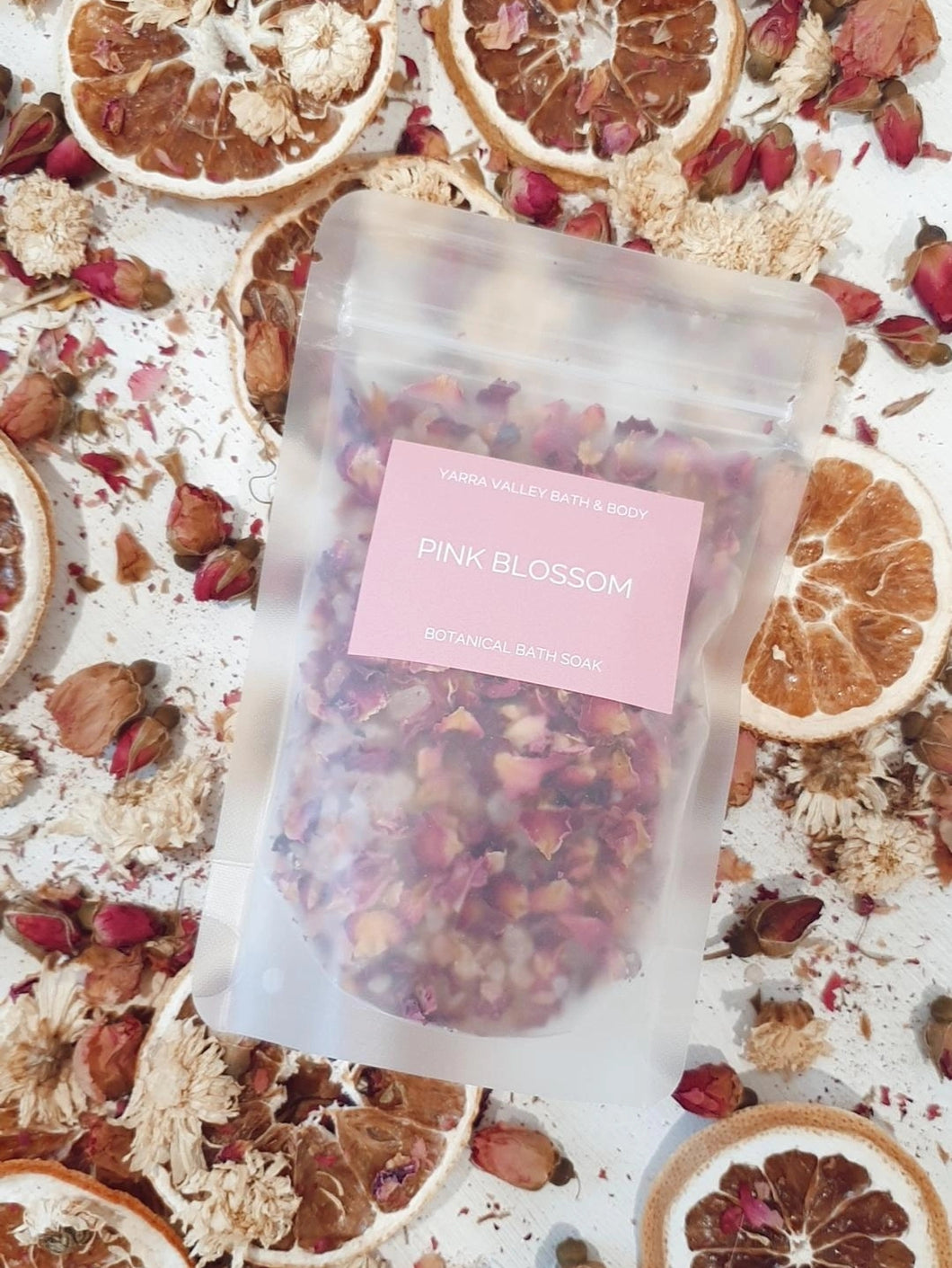 Botanical Bath Salts ~ Pink Blossom