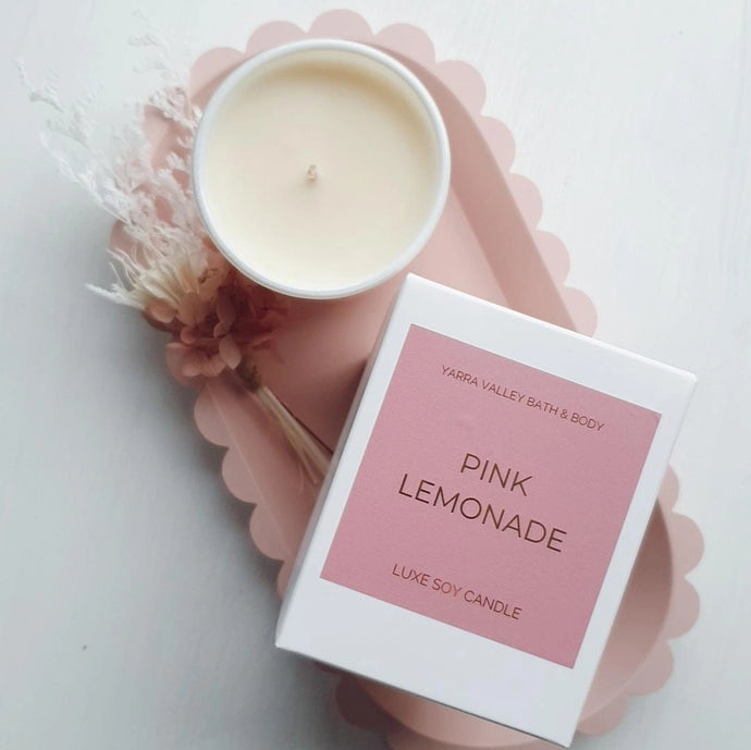 Pink Lemonade Soy Candle
