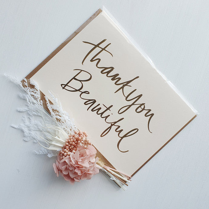 CARD - Thank You Beautiful
