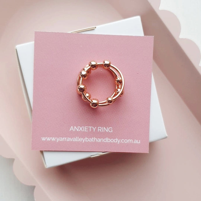 Anxiety Ring Rose Gold