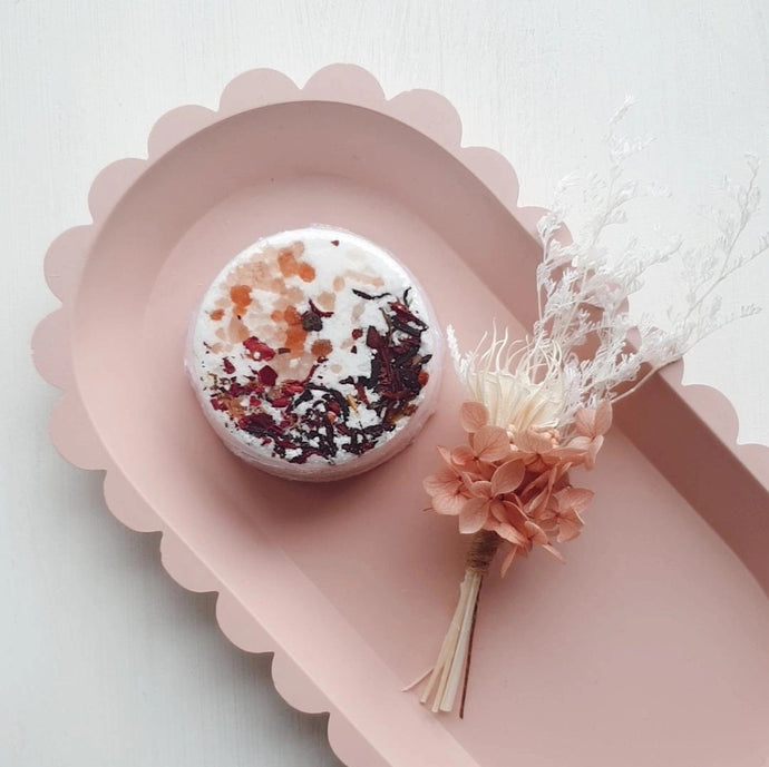 Pink Hibiscus Bath Bomb
