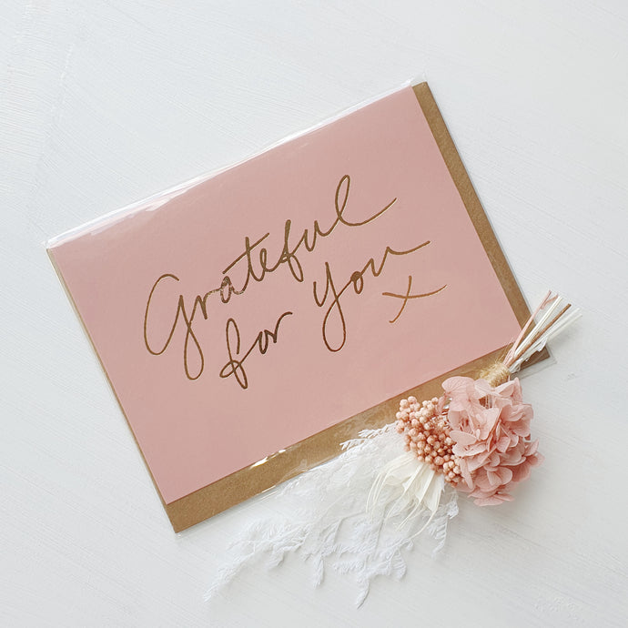 CARD - GRATEFUL FOR YOU