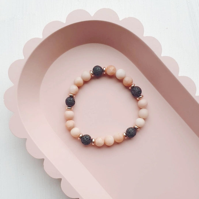 Essential Oil Diffuser Bracelet - Pink Aventurine