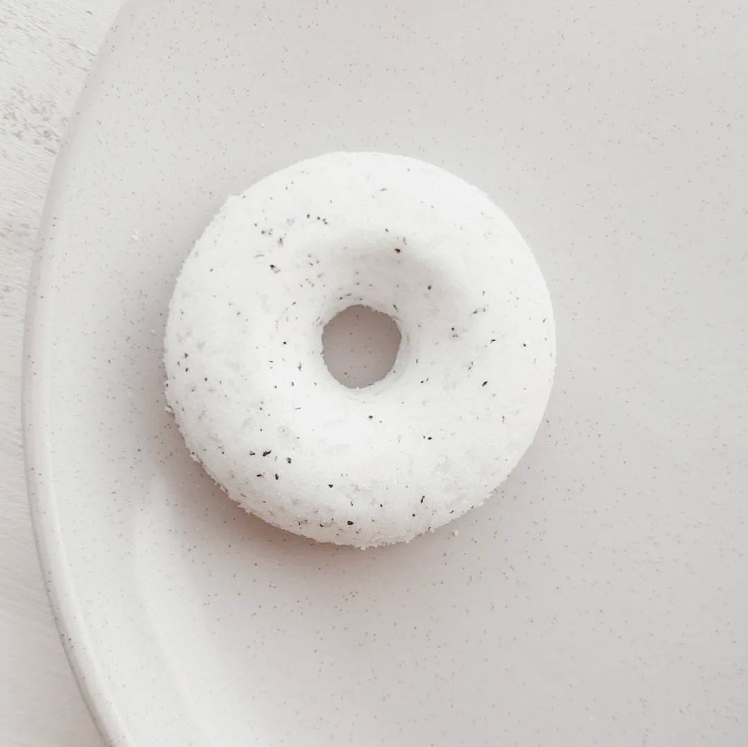 Bath Bomb Donut ~ Vanilla Latte